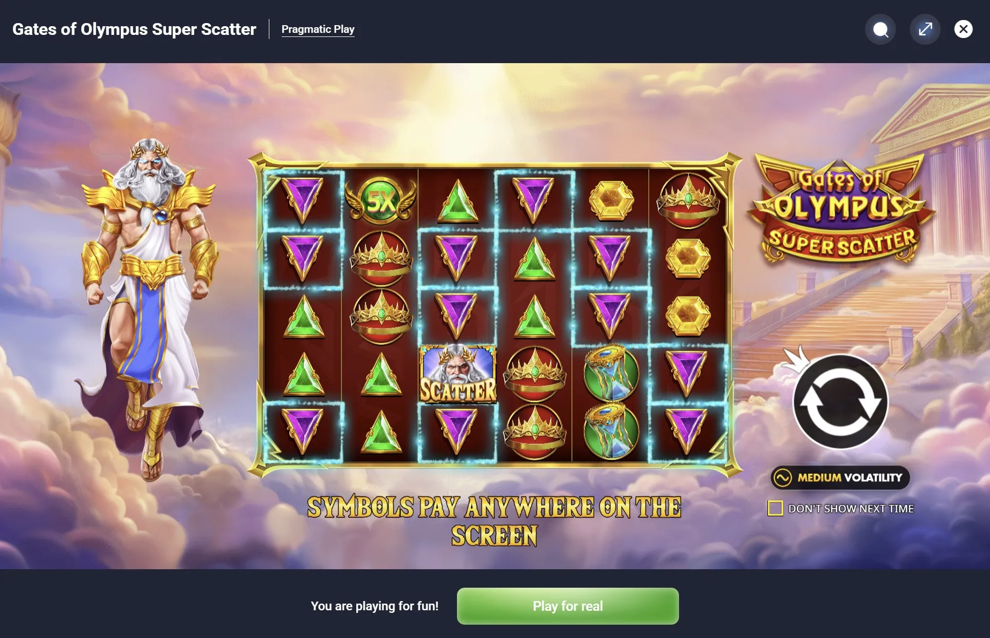 Social casino credits and virtual play